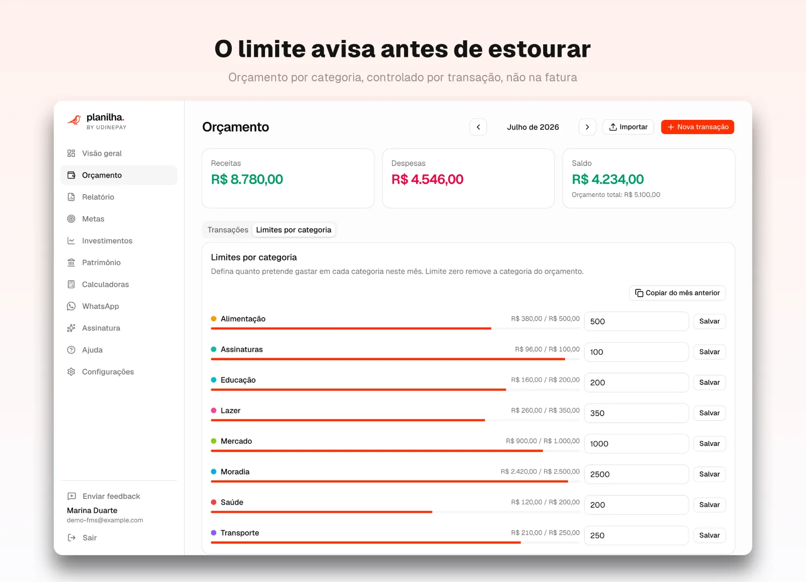 Planilha by UdinePay, foto 3